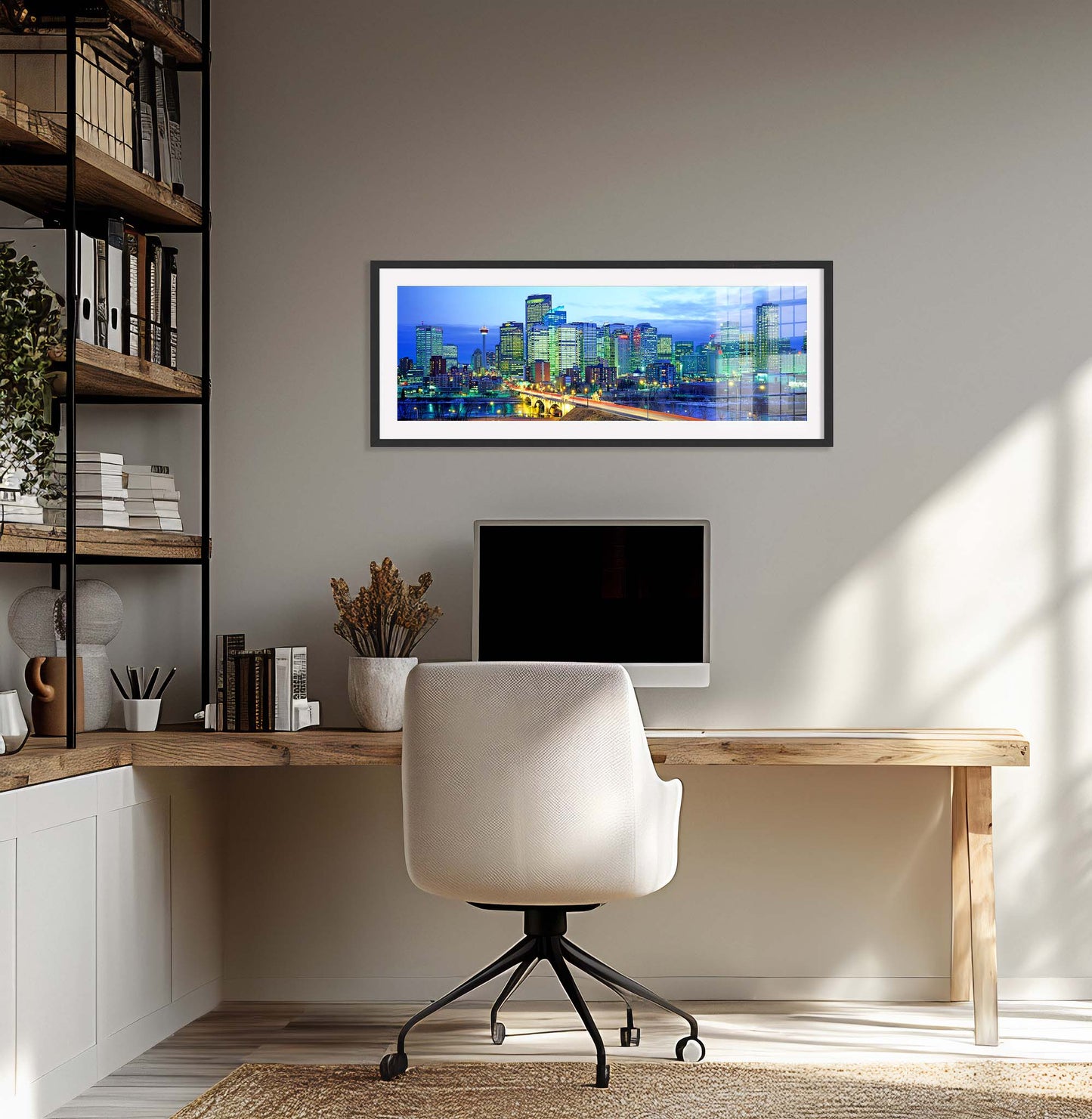 Calgary Twilight, Calgary, Alberta, Canada, Decorate your home or office with stunning fine art landscape photography.