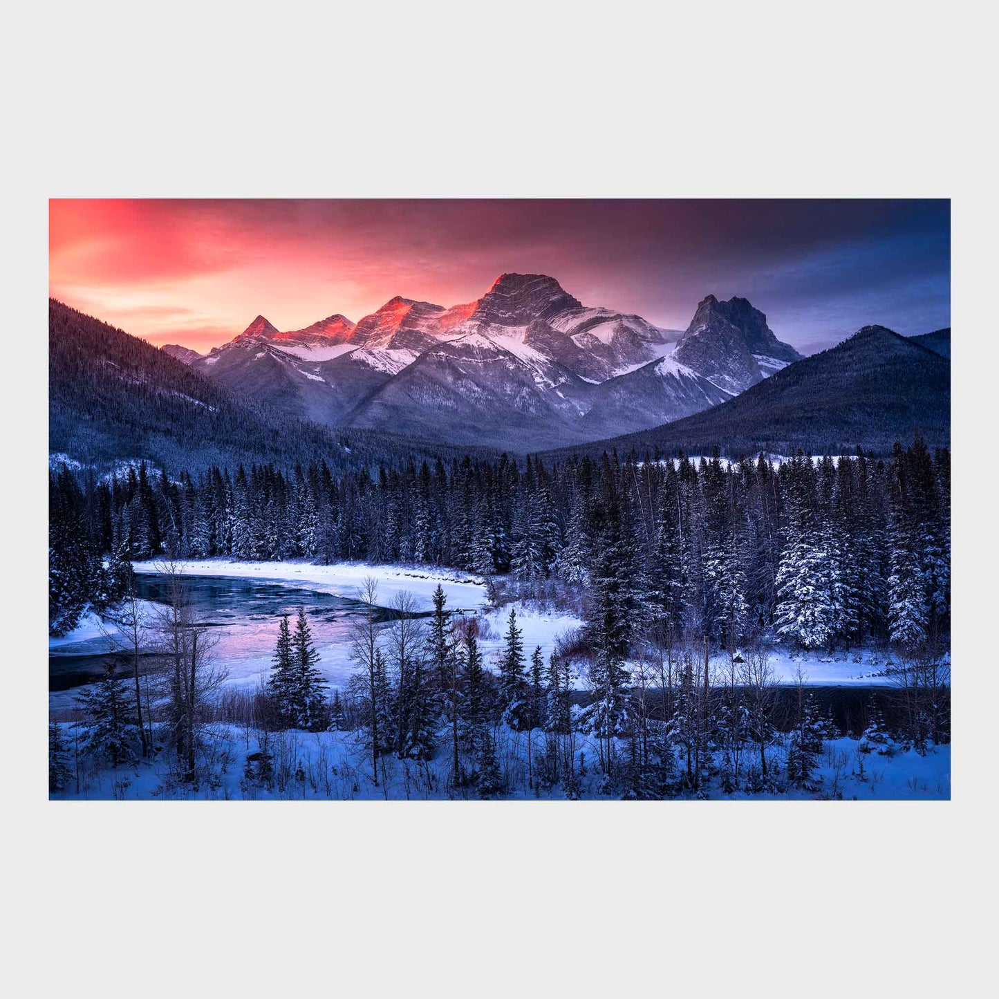 Mount Lougheed, Kananaskis Country, Alberta, Canada, Beautiful Wall Art, Fine Art Print