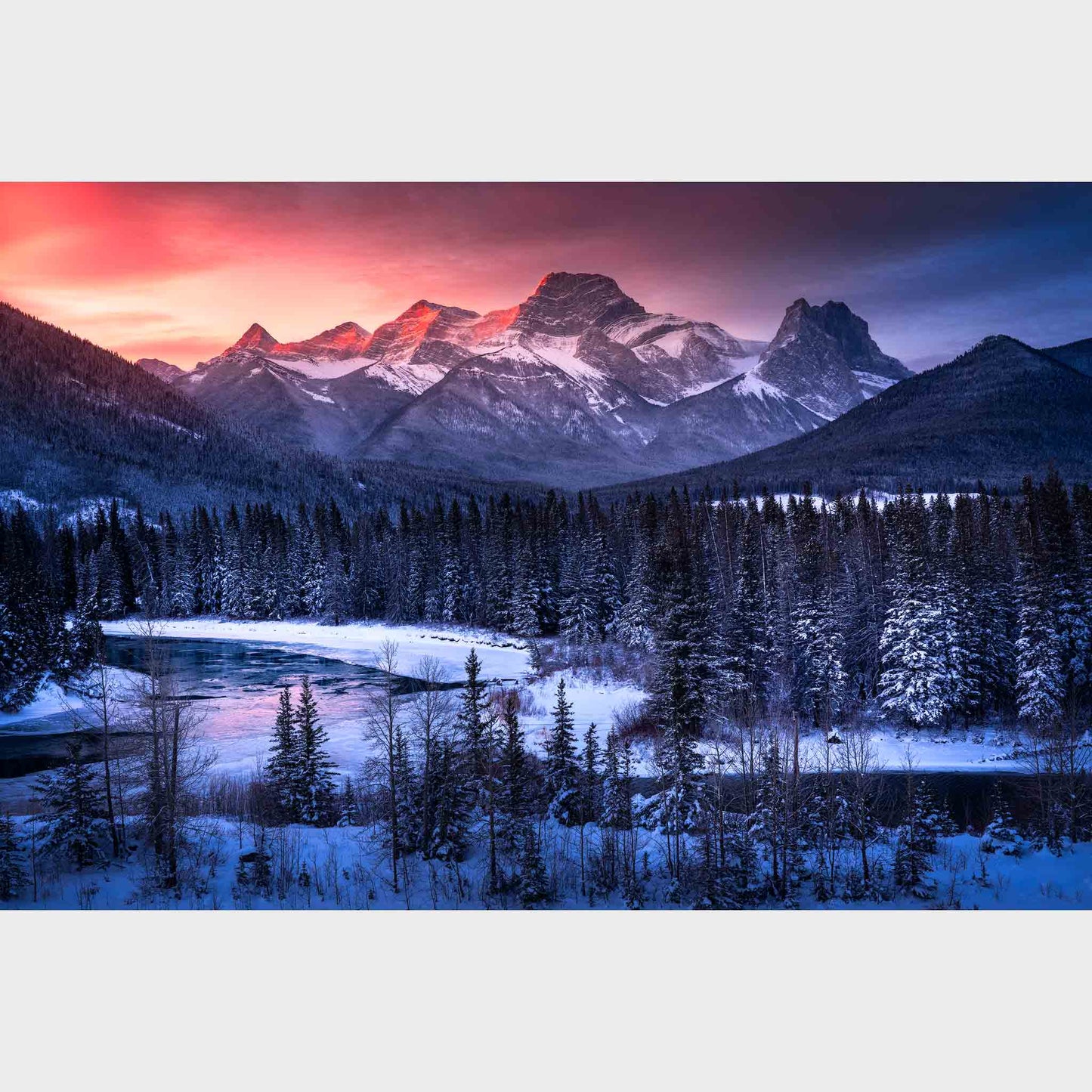 Mount Lougheed, Kananaskis Country, Alberta, Canada, Canadian Rockies, Beautiful fine art landscape photography wall art limited edition prints for sale.