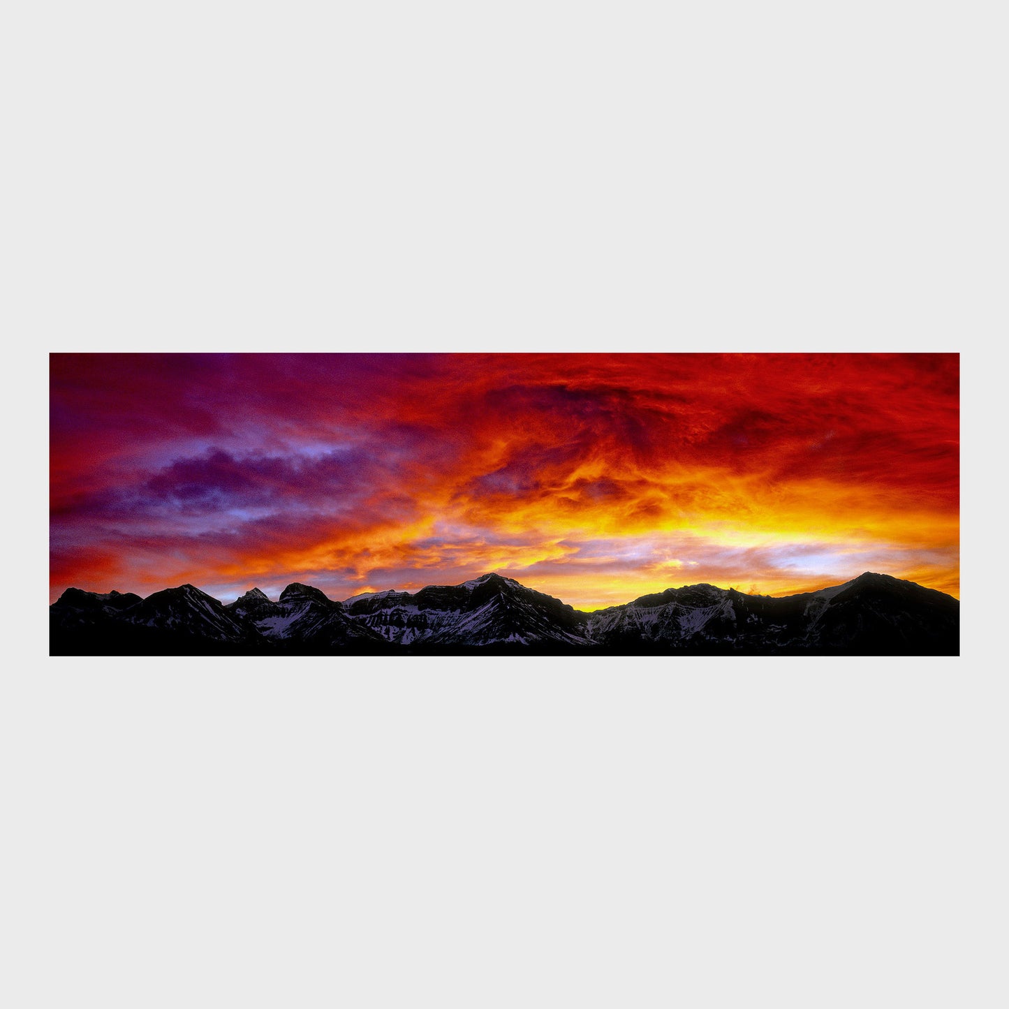 Sunset In The Crowsnest Pass, Alberta, Canada, Canadian Rockies, Beautiful Wall Art, Fine Art Print