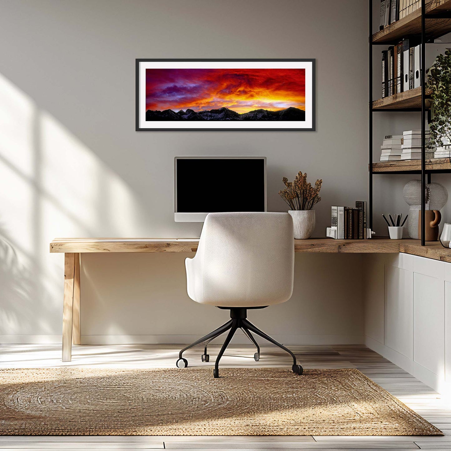Sunset In The Crowsnest Pass, Alberta, Canada, Canadian Rockies, Decorate your home or office with stunning fine art landscape photography.