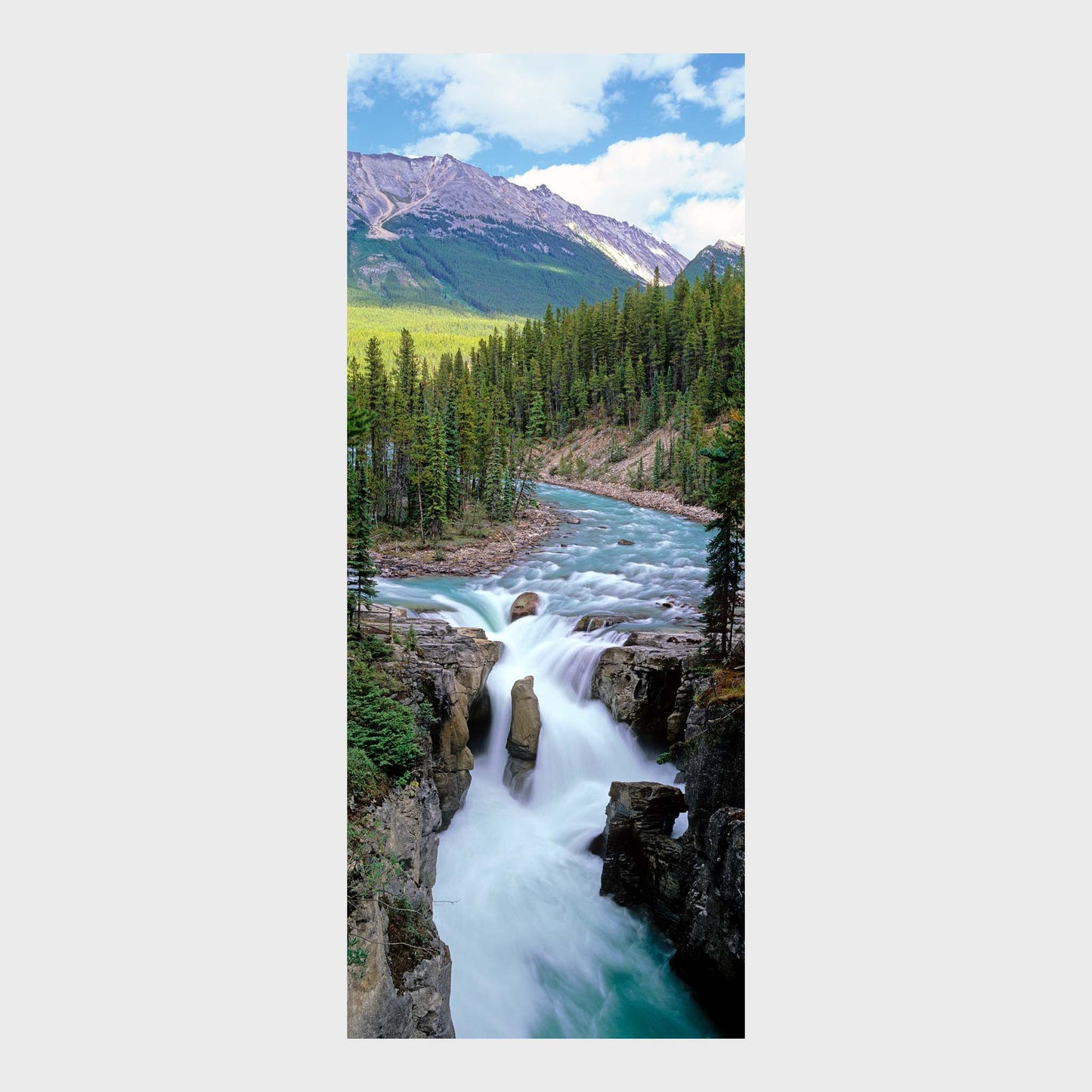 Sunwapta Falls, Jasper National Park, Alberta, Canada, Rocky Mountains, Waterfall, Beautiful Wall Art, Fine Art Print