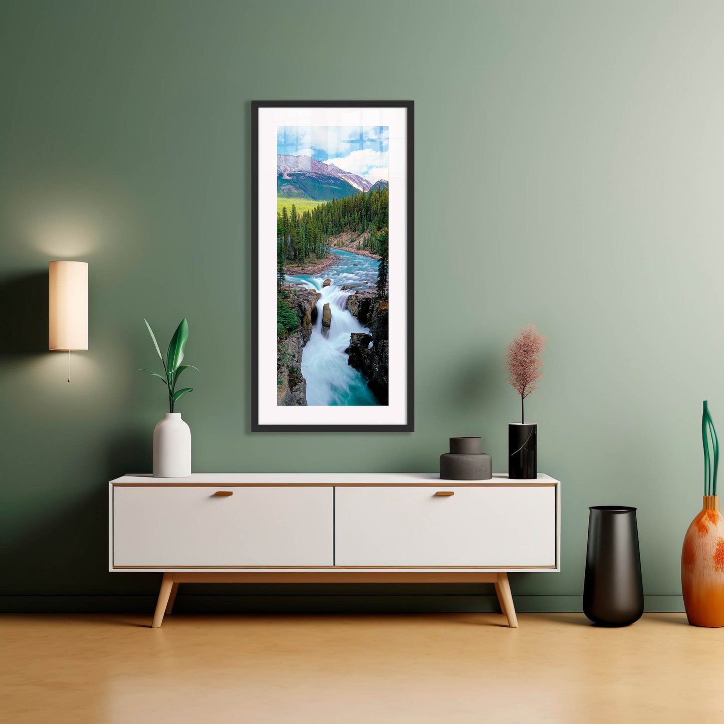 Sunwapta Falls, Jasper National Park, Alberta, Canada, Rocky Mountains, Waterfall, Decorate your home or office with stunning fine art landscape photography.