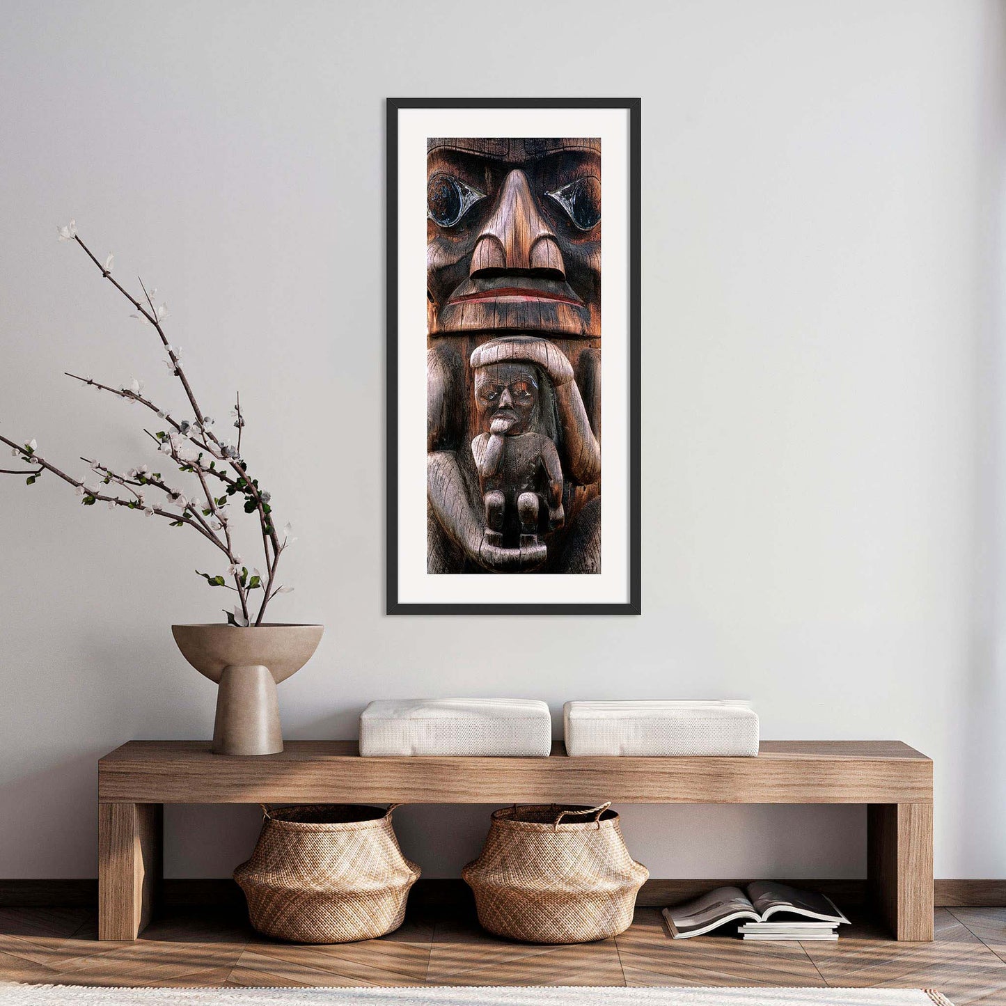 Totem Mother, Kitwanga, British Columbia, Canada, Indigenous Art, First Nations, Decorate your home or office with stunning fine art landscape photography.