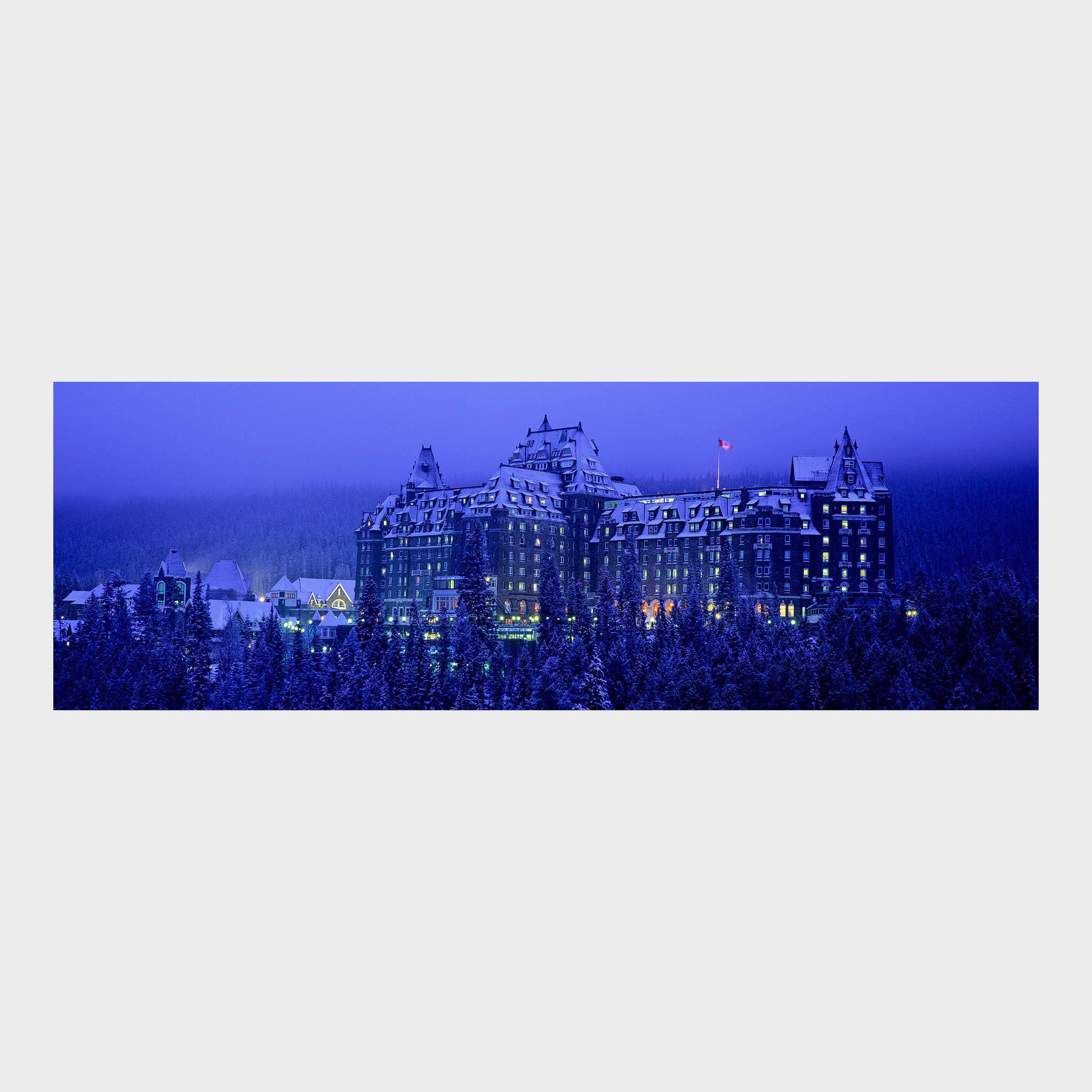 Banff Springs Hotel, Banff National Park, Alberta, Canada, Canadian Rockies,  Beautiful Wall Art, Fine Art Print