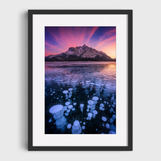 Bubble Trouble, Abraham Lake, Alberta, Canada, Fine Art Landscape Photography