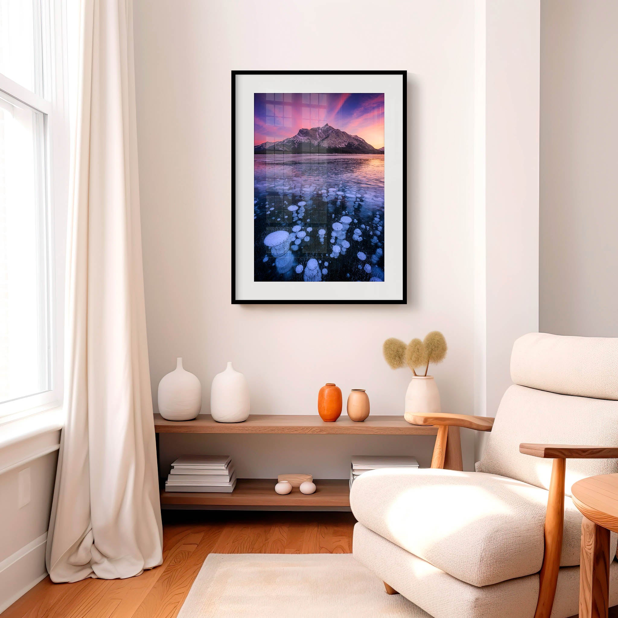 Bubble Trouble, Abraham Lake, Alberta, Canada, Decorate your home or office with stunning fine art landscape photography.
