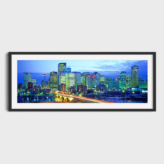 Calgary Twilight, Calgary, Alberta, Canada, Fine Art Landscape Photography