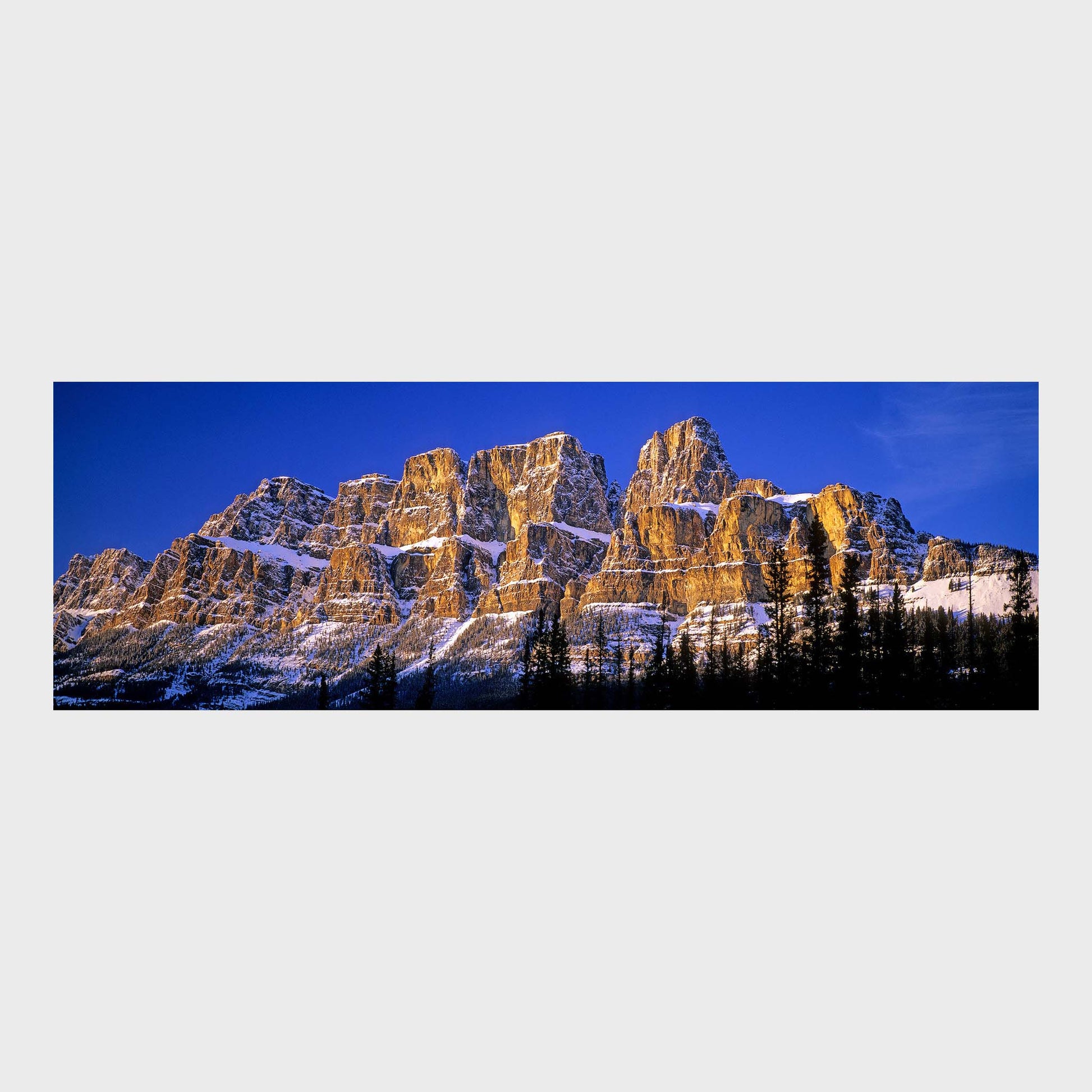 Castle Mountain, Banff National Park, Alberta, Canada, Canadian Rockies, Rocky Mountains, Beautiful Wall Art, Fine Art Print