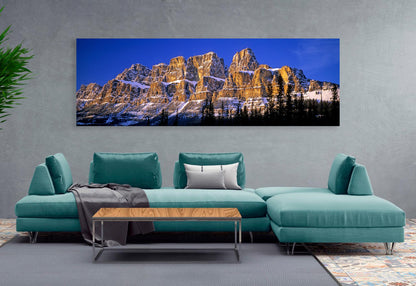 Castle Mountain, Banff National Park, Alberta, Canada, Canadian Rockies, Decorate your home or office with beautiful fine art landscape photography wall art limited edition prints. 