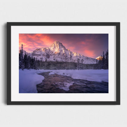 Mount Chephren, Banff National Park, Alberta, Canada, Rocky Mountains, Fine Art Landscape Photography