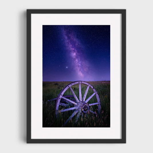 The Cosmos Within, Saskatchewan, Canada, Fine Art Landscape Photography, Milky Way, Wagon Wheel, Astrophotography