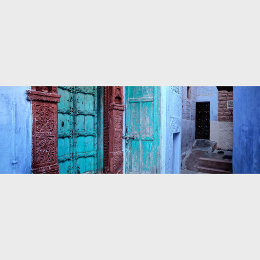 Doors of Jodhpur, Rajasthan, India, Beautiful fine art landscape photography wall art limited edition prints for sale.