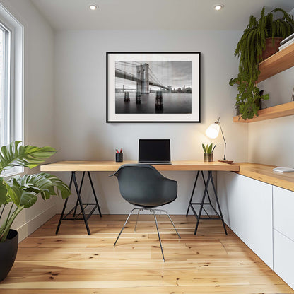 East River Reverie, New York. Brooklyn Bridge. Beautiful fine art landscape photography wall art for sale. Dermot O'Kane.