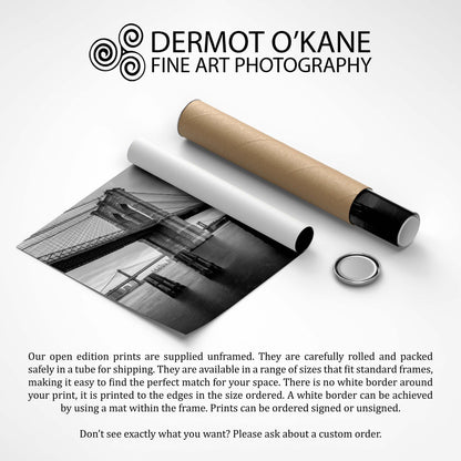 East River Reverie, New York. Brooklyn Bridge. Beautiful fine art landscape photography wall art for sale. Dermot O'Kane.