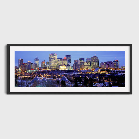 Edmonton Twilight, Edmonton, Alberta, Canada, Fine Art Landscape Photography