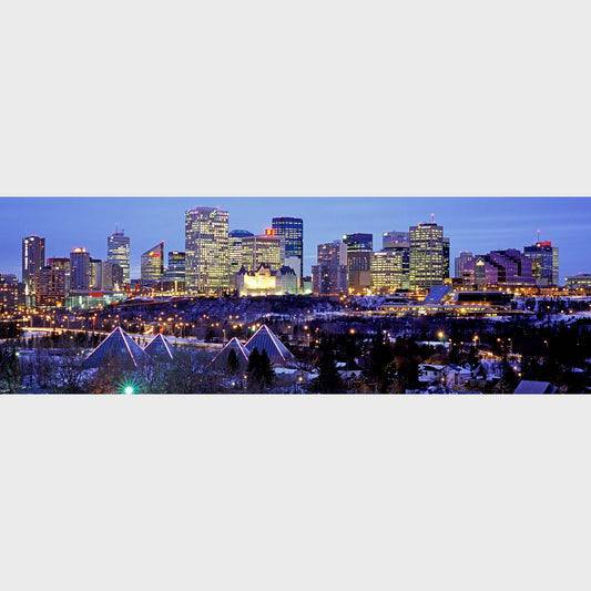 Edmonton Twilight, Edmonton, Alberta, Canada, Beautiful fine art landscape photography wall art limited edition prints for sale.