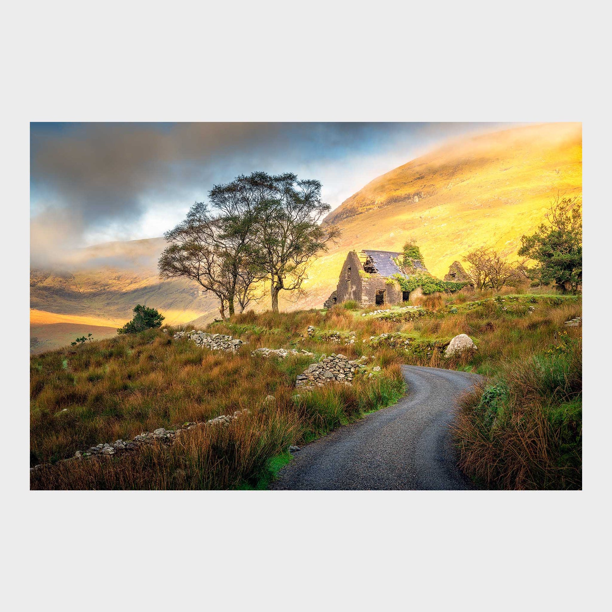 Molly's Cottage, Black Valley, Co. Kerry, Ireland, Beautiful Wall Art, Fine Art Print