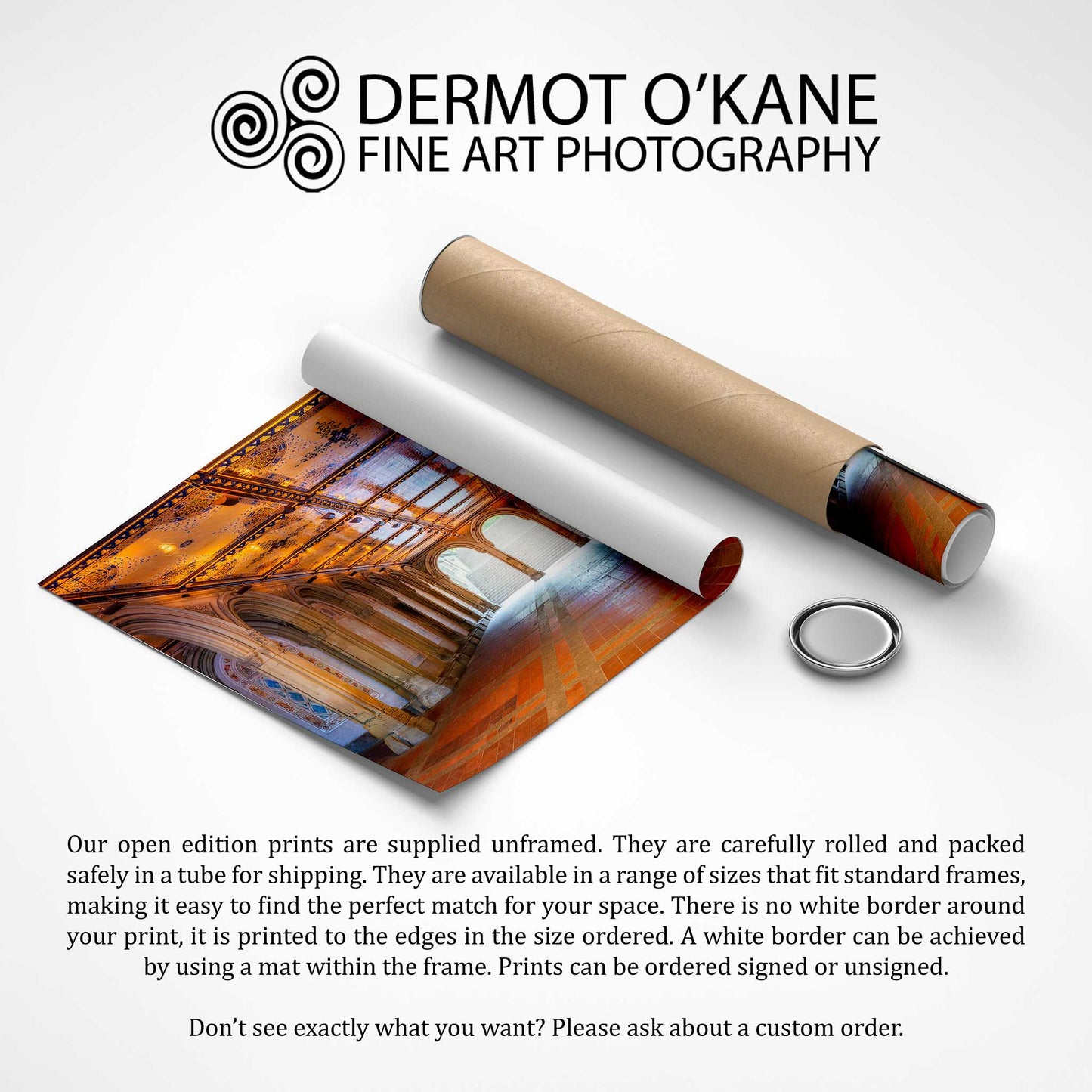 City Sanctuary, Bethesda Terrace, Central Park, Manhattan, New York City, Fine Art Photography, Dermot O'Kane