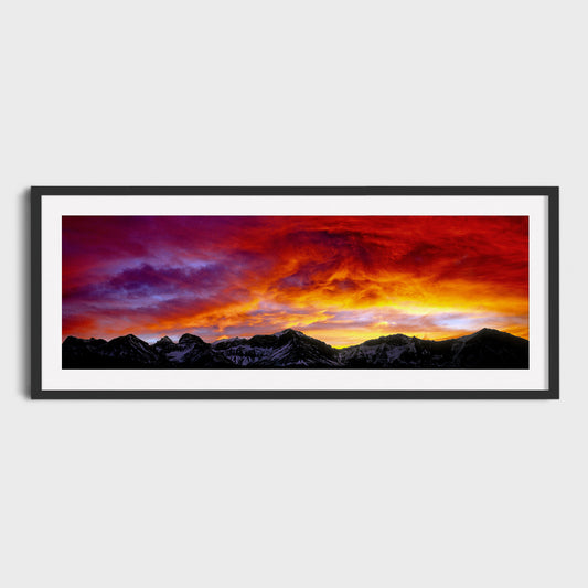 Sunset In The Crowsnest Pass, Alberta, Canada, Canadian Rockies, Fine Art Landscape Photography
