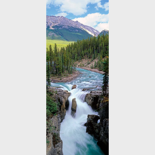 Sunwapta Falls, Jasper National Park, Alberta, Rocky Mountains, Canadian Rockies, Waterfall, Beautiful fine art landscape photography wall art limited edition prints for sale.
