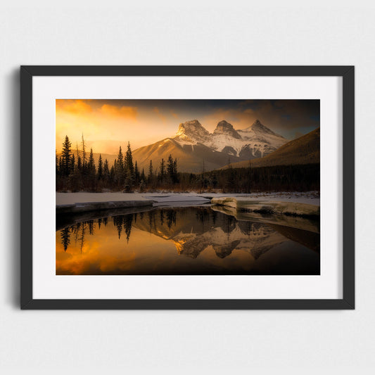 The Three Sisters Canmore Alberta, Fine Art Landscape Photography