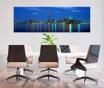 Toronto Twilight, Toronto, Ontario, Canada, Decorate your home or office with beautiful fine art landscape photography wall art limited edition prints. 