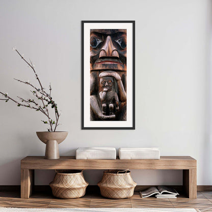 Totem Mother, Kitwanga, British Columbia, Canada, Indigenous Art, First Nations, Decorate your home or office with stunning fine art landscape photography.